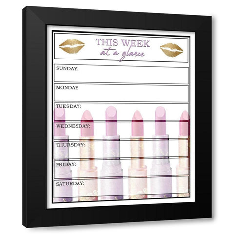 Confidence 2 Black Modern Wood Framed Art Print with Double Matting by Kimberly, Allen