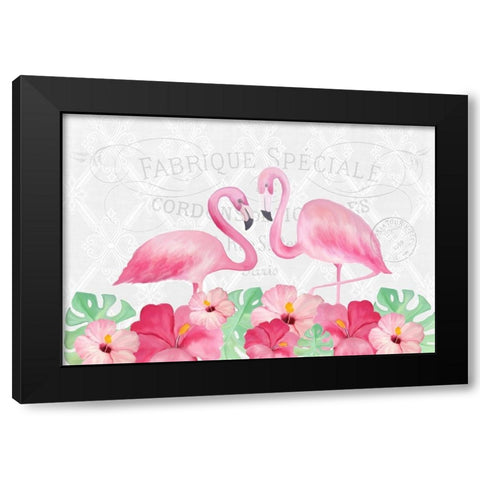 Homemade Pink 7 Black Modern Wood Framed Art Print with Double Matting by Kimberly, Allen