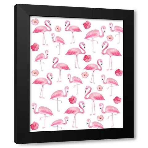 Homemade Pink 4 Black Modern Wood Framed Art Print with Double Matting by Kimberly, Allen