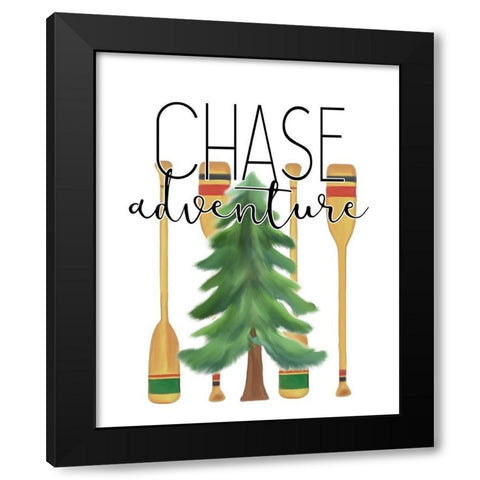 Exploring 3 Black Modern Wood Framed Art Print by Kimberly, Allen