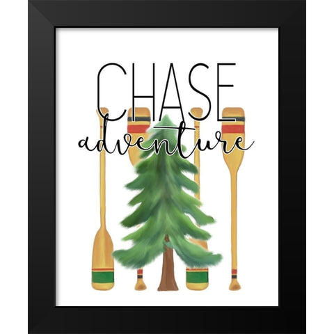 Exploring 3 Black Modern Wood Framed Art Print by Kimberly, Allen