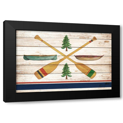 Exploring 7 Black Modern Wood Framed Art Print with Double Matting by Allen, Kimberly