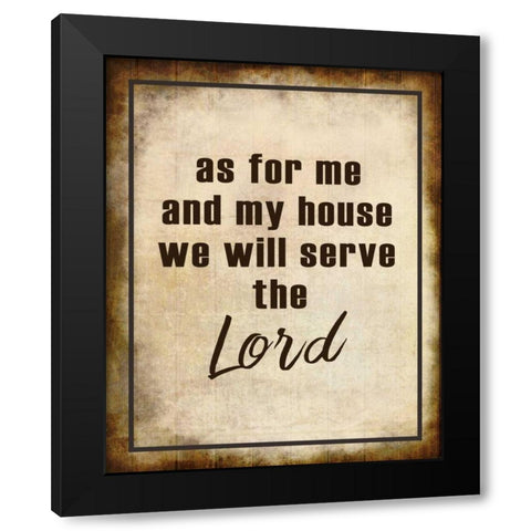 As for Me Black Modern Wood Framed Art Print with Double Matting by Allen, Kimberly