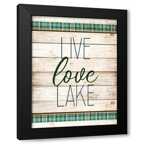 To the Lake 2 Black Modern Wood Framed Art Print with Double Matting by Allen, Kimberly