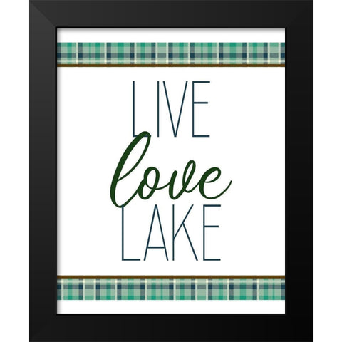 To the Lake 2 Black Modern Wood Framed Art Print by Kimberly, Allen