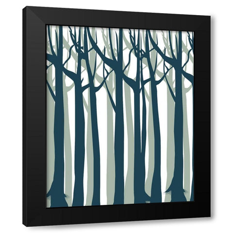 To the Lake 4 Black Modern Wood Framed Art Print by Kimberly, Allen