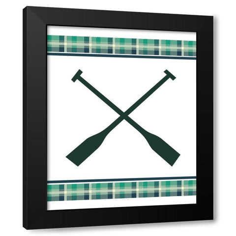 Woodland Retreat 2 Black Modern Wood Framed Art Print by Kimberly, Allen