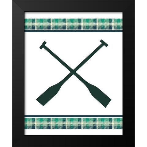 Woodland Retreat 2 Black Modern Wood Framed Art Print by Kimberly, Allen