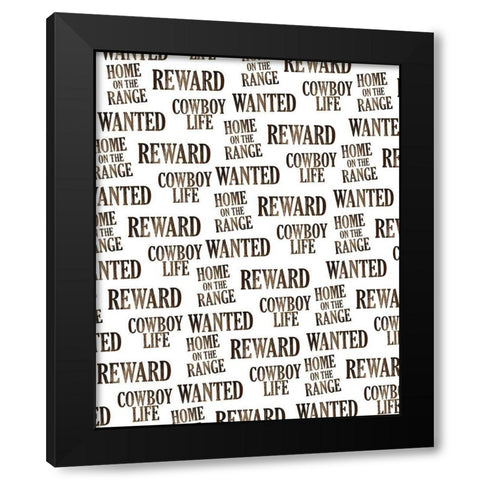 On the Range 4 Black Modern Wood Framed Art Print by Kimberly, Allen