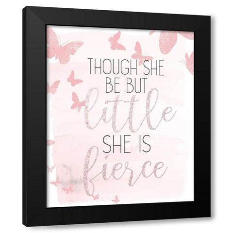 But Little Black Modern Wood Framed Art Print with Double Matting by Kimberly, Allen