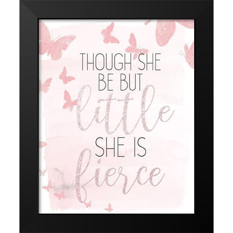 But Little Black Modern Wood Framed Art Print by Kimberly, Allen