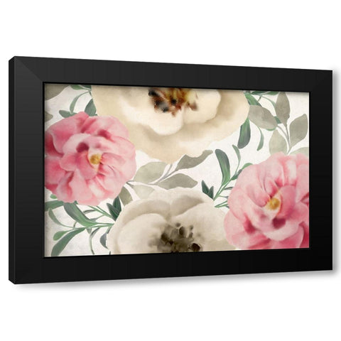 Anna Black Modern Wood Framed Art Print with Double Matting by Kimberly, Allen