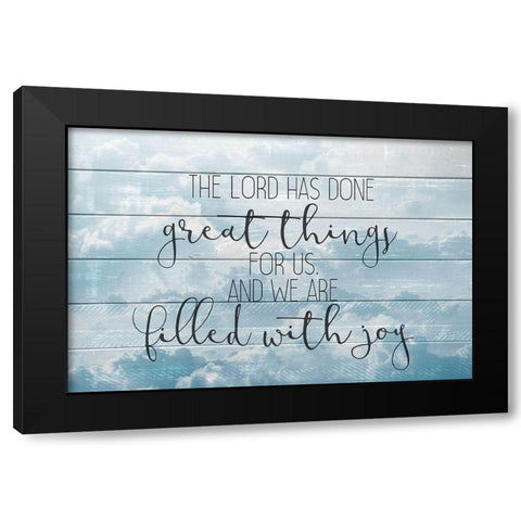 Give it to God Black Modern Wood Framed Art Print by Kimberly, Allen