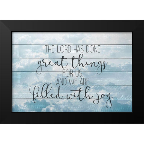 Give it to God Black Modern Wood Framed Art Print by Kimberly, Allen
