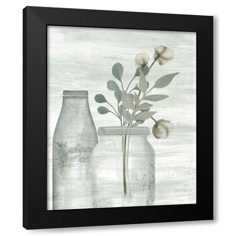 Wildflower Hope 3 Black Modern Wood Framed Art Print by Kimberly, Allen