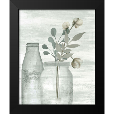 Wildflower Hope 3 Black Modern Wood Framed Art Print by Kimberly, Allen