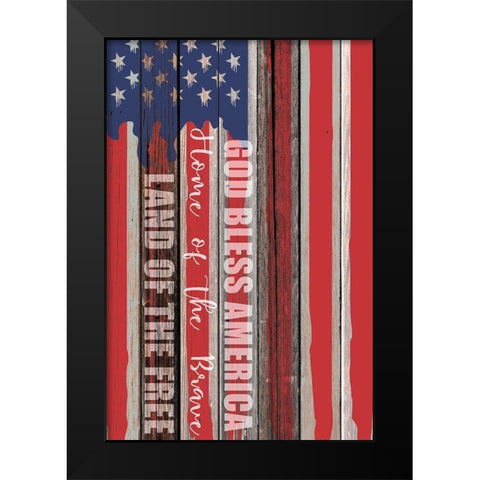 God Home Free Black Modern Wood Framed Art Print by Kimberly, Allen