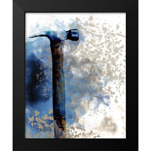 Smoke Tools 1 Black Modern Wood Framed Art Print by Kimberly, Allen