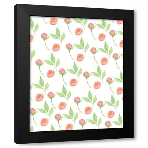 Bless 3 Black Modern Wood Framed Art Print with Double Matting by Kimberly, Allen