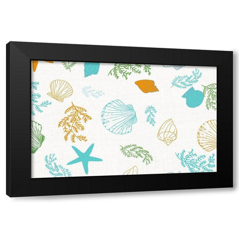 Camping Adventure B Black Modern Wood Framed Art Print with Double Matting by Kimberly, Allen