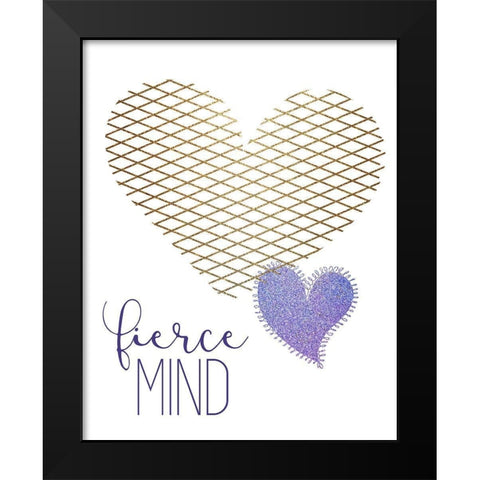 Kind Heart 2 Black Modern Wood Framed Art Print by Allen, Kimberly