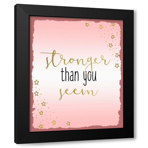 Braver 2 Black Modern Wood Framed Art Print with Double Matting by Allen, Kimberly