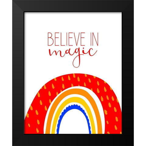 Never Stop Dreaming 3 Black Modern Wood Framed Art Print by Allen, Kimberly