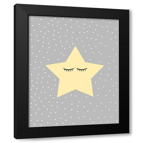 Little One 1 Black Modern Wood Framed Art Print by Allen, Kimberly