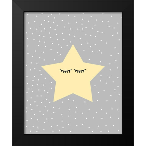 Little One 1 Black Modern Wood Framed Art Print by Allen, Kimberly