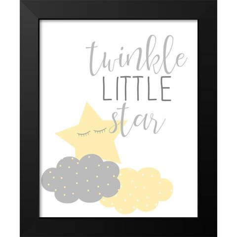 Little One 4 Black Modern Wood Framed Art Print by Allen, Kimberly