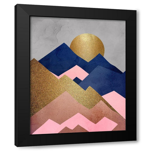 Mountain Range 1 Black Modern Wood Framed Art Print with Double Matting by Allen, Kimberly
