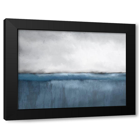 Into The Blue Black Modern Wood Framed Art Print with Double Matting by Allen, Kimberly