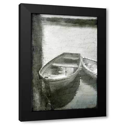 On the Water Black Modern Wood Framed Art Print with Double Matting by Allen, Kimberly