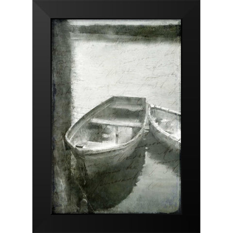 On the Water Black Modern Wood Framed Art Print by Allen, Kimberly