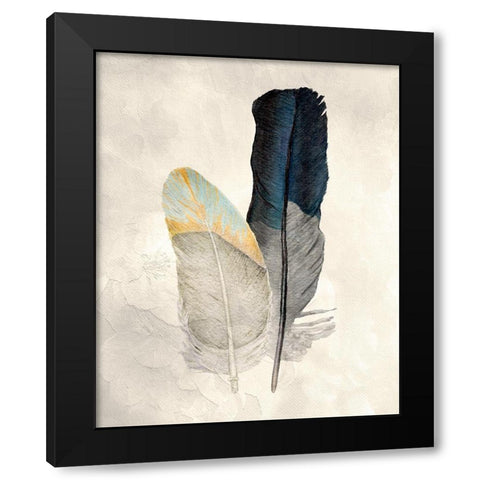 Two of a Kind 1 v2 Black Modern Wood Framed Art Print by Allen, Kimberly