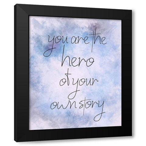 The Hero Black Modern Wood Framed Art Print with Double Matting by Allen, Kimberly