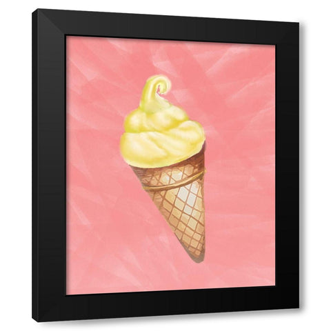 Hello Summer 1 Black Modern Wood Framed Art Print with Double Matting by Allen, Kimberly