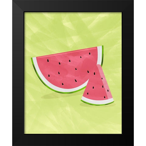 Hello Summer 3 Black Modern Wood Framed Art Print by Allen, Kimberly