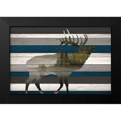 Elk Mountain Range Black Modern Wood Framed Art Print by Allen, Kimberly