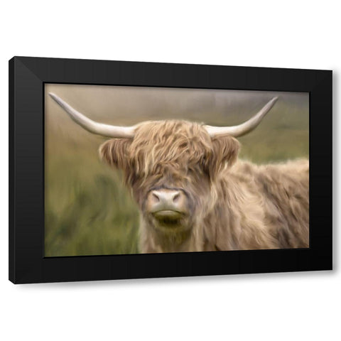 Highland Black Modern Wood Framed Art Print by Allen, Kimberly