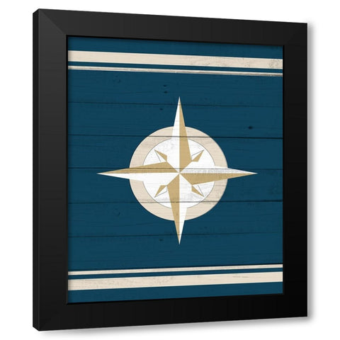 Set Sail 3 Black Modern Wood Framed Art Print with Double Matting by Allen, Kimberly