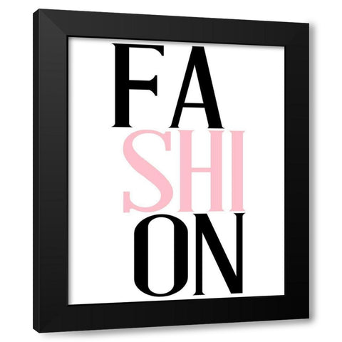 Couture 3 Black Modern Wood Framed Art Print with Double Matting by Allen, Kimberly