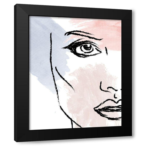 Focus 1 Black Modern Wood Framed Art Print with Double Matting by Allen, Kimberly