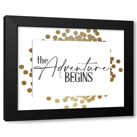 The Adventure Black Modern Wood Framed Art Print with Double Matting by Allen, Kimberly