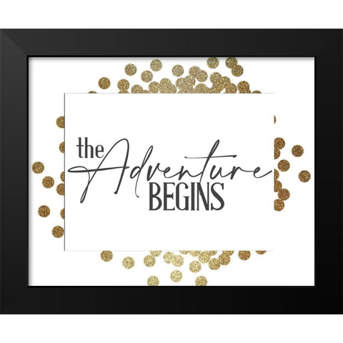 The Adventure Black Modern Wood Framed Art Print by Allen, Kimberly