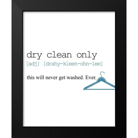 Washing 2 Black Modern Wood Framed Art Print by Allen, Kimberly