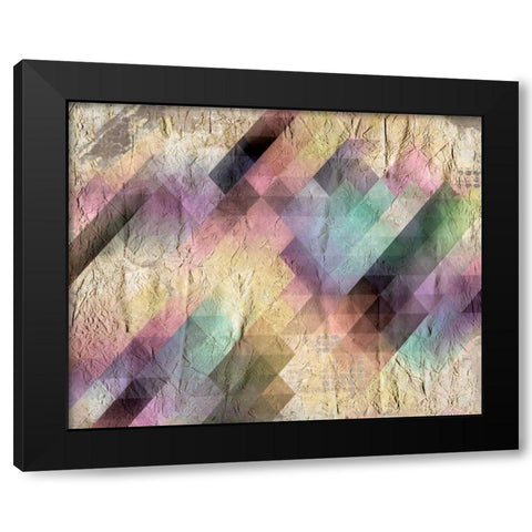 Color Code Black Modern Wood Framed Art Print with Double Matting by Allen, Kimberly