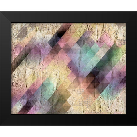 Color Code Black Modern Wood Framed Art Print by Allen, Kimberly