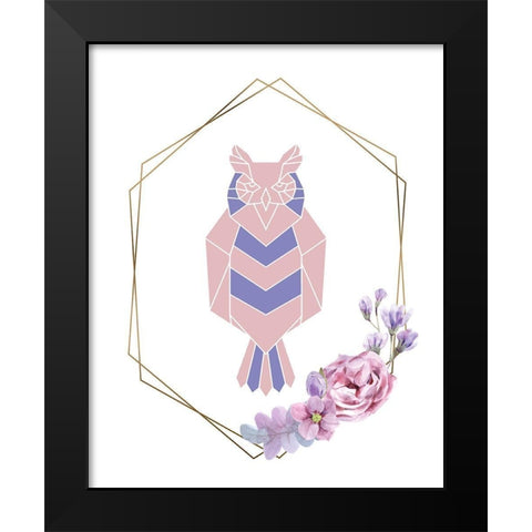 Geo Animal 1 Black Modern Wood Framed Art Print by Allen, Kimberly