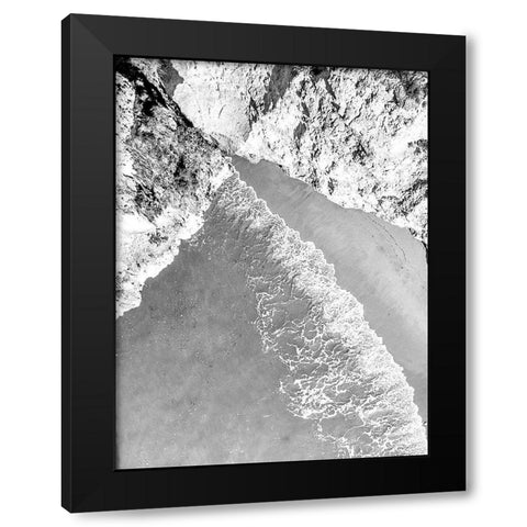 From Above BW Black Modern Wood Framed Art Print by Allen, Kimberly